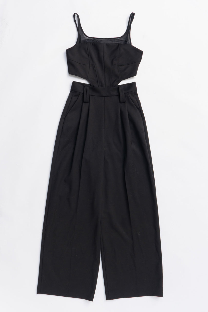 Side Cutout Combination Dress
