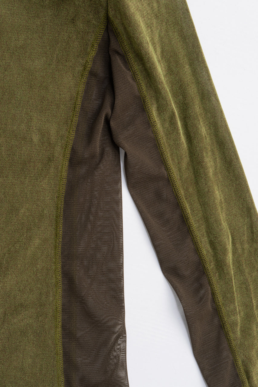 Velour Turtleneck Top - 2025 AUTUMN