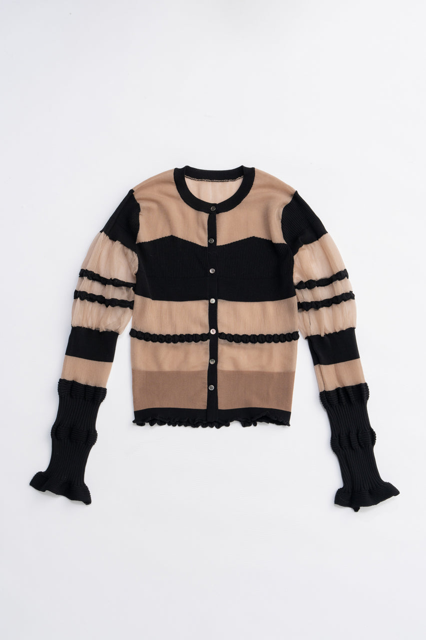 Contrast Border Knit Top