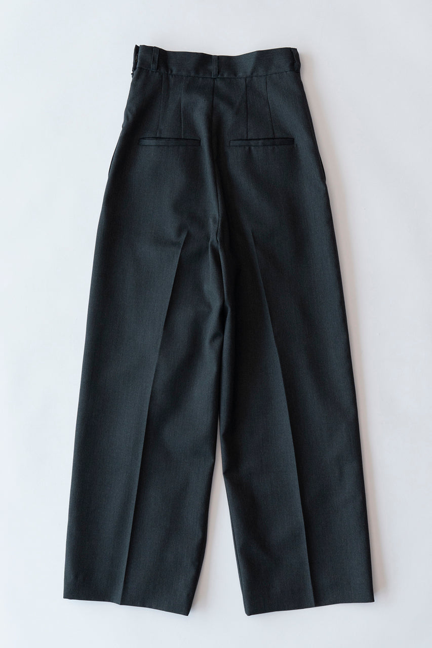 Moon Slit Asymmetry Tack Pants