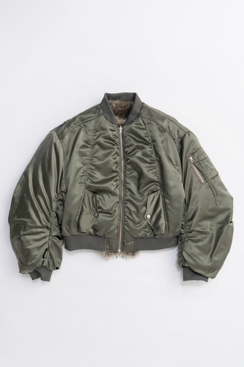 Reversible fur MA-1 - 2025 AUTUMN