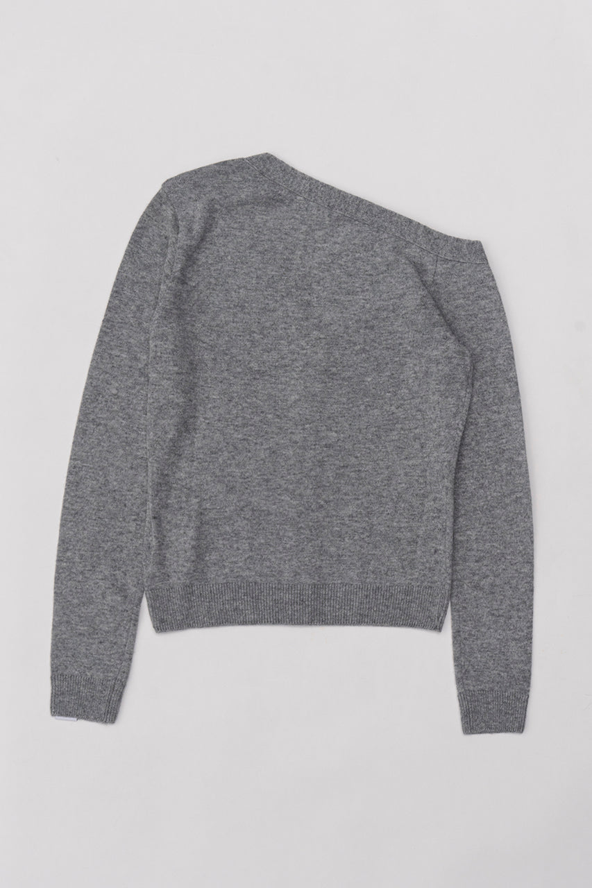 Asymmetric Neck Cardigan