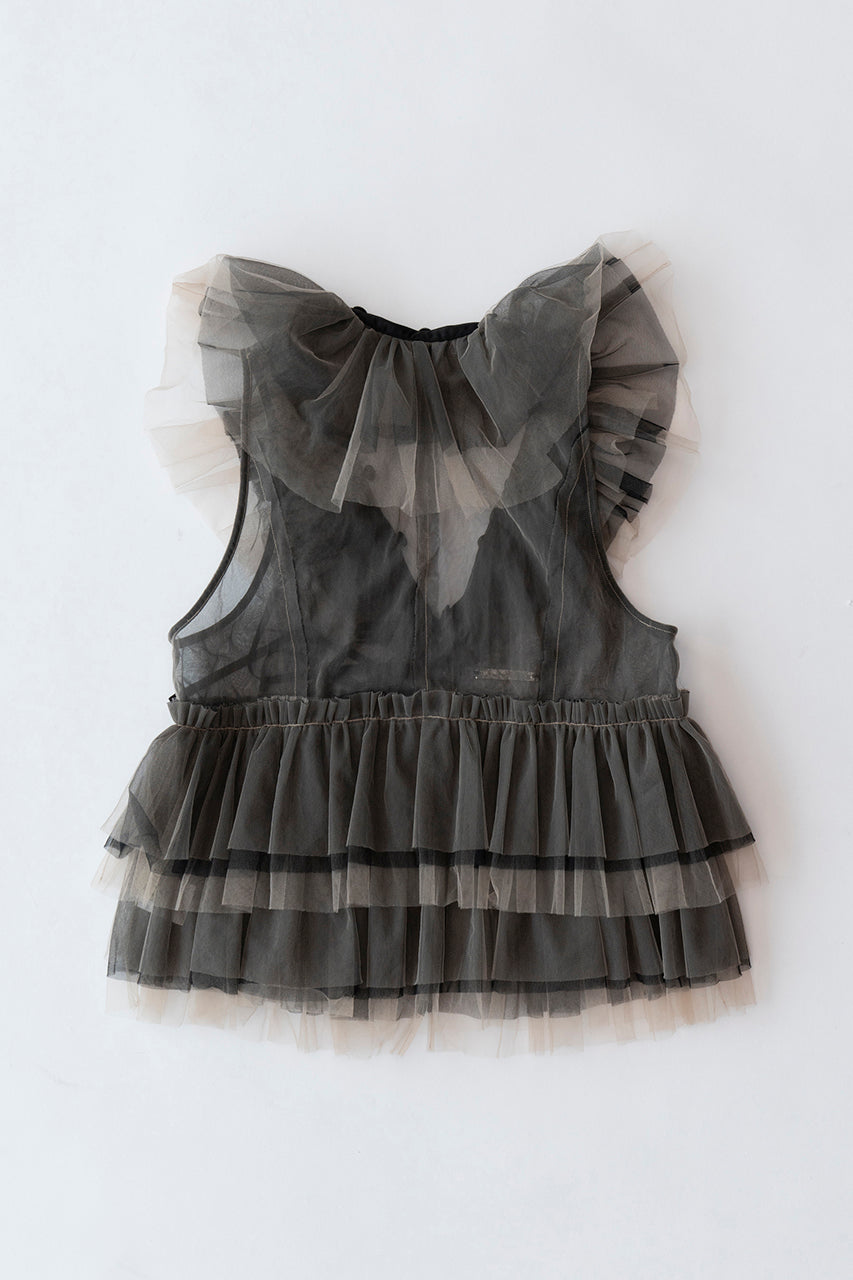 Frill Tulle Vest