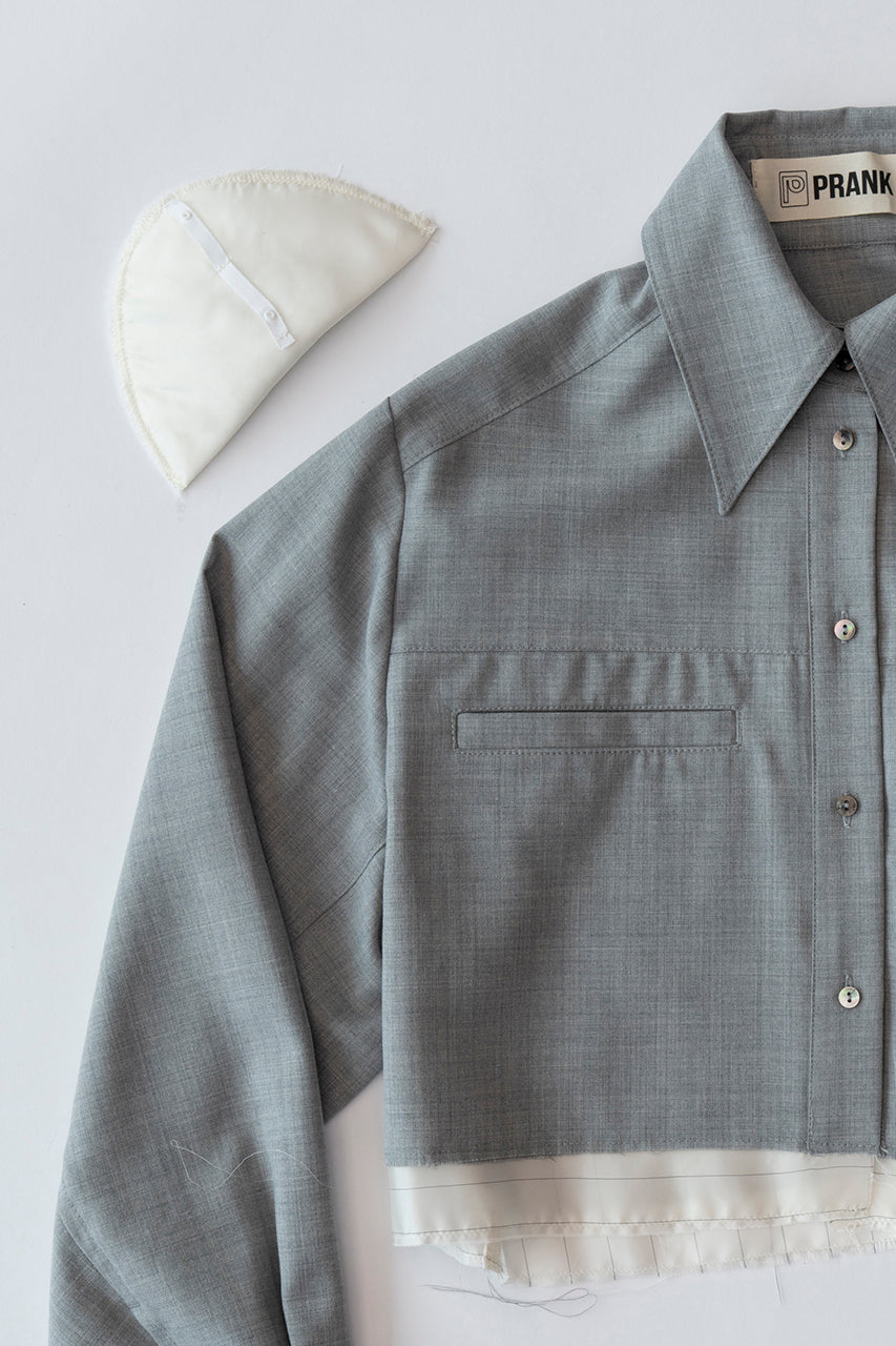Multi Fabric Short Shirt