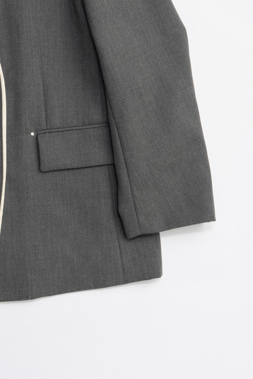 No Collar Big Jacket - 2025 AUTUMN