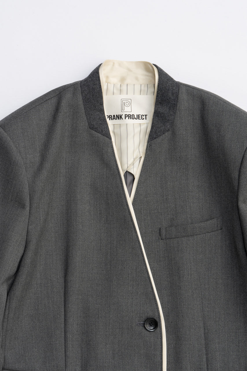No Collar Big Jacket - 2025 AUTUMN