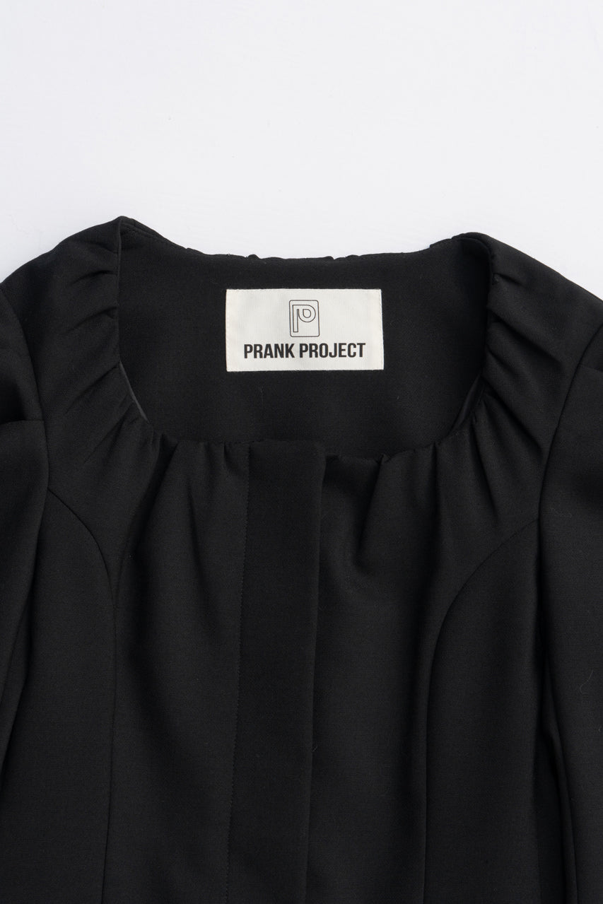 Square neck jacket - 2025 AUTUMN