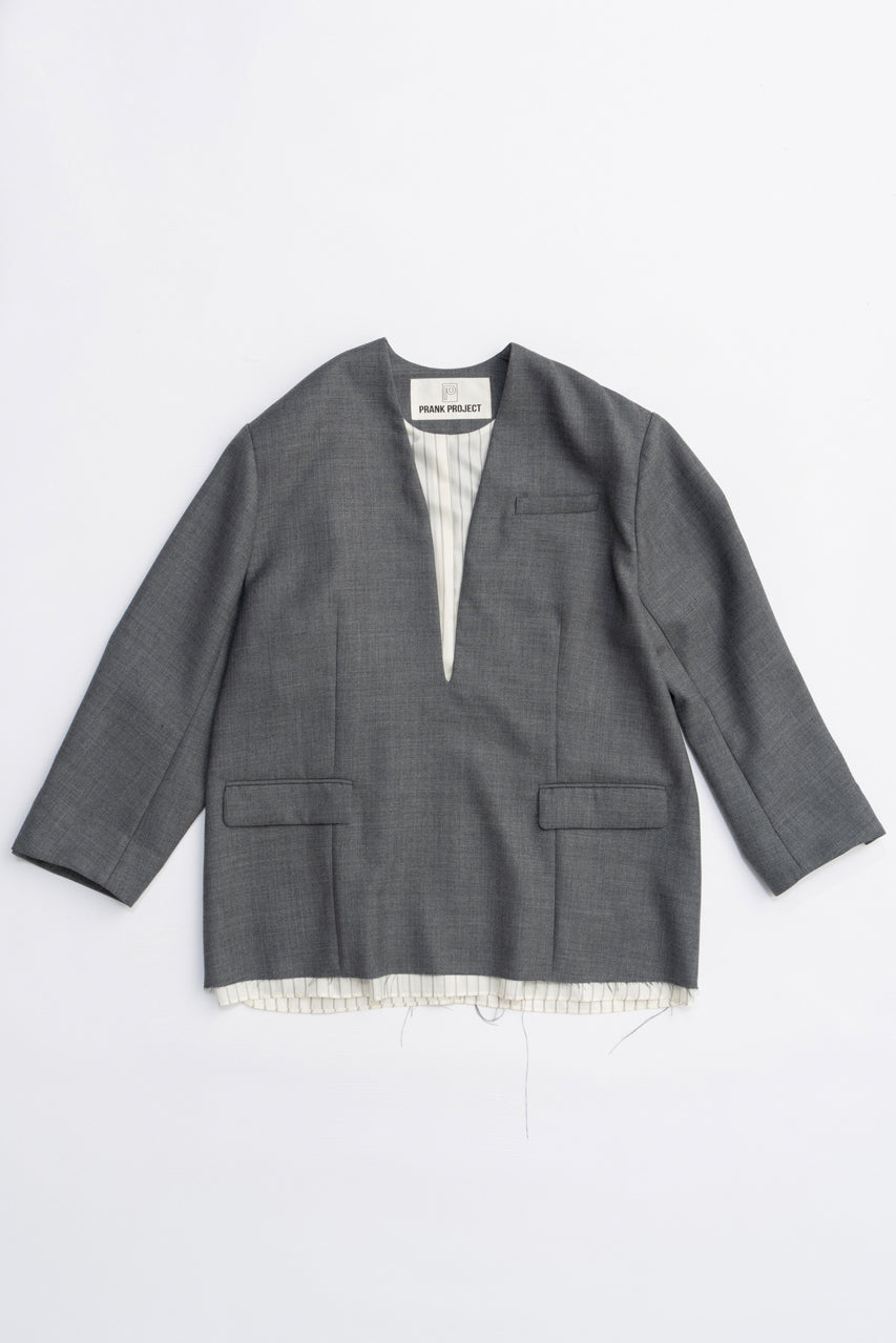 V-neck Narrow Jacket Pullover - 2025 AUTUMN