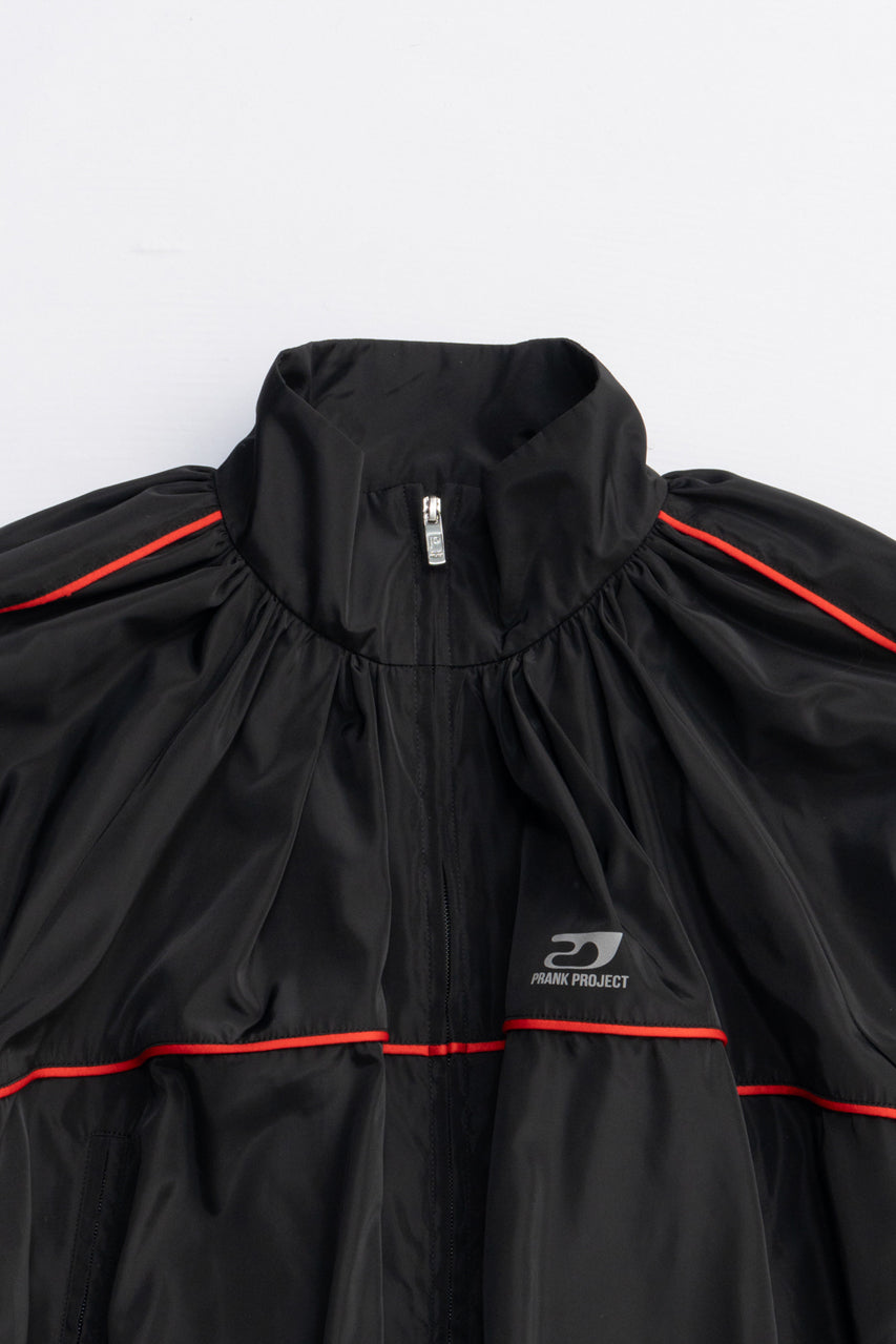 Volume Gathered Trucker Blouson