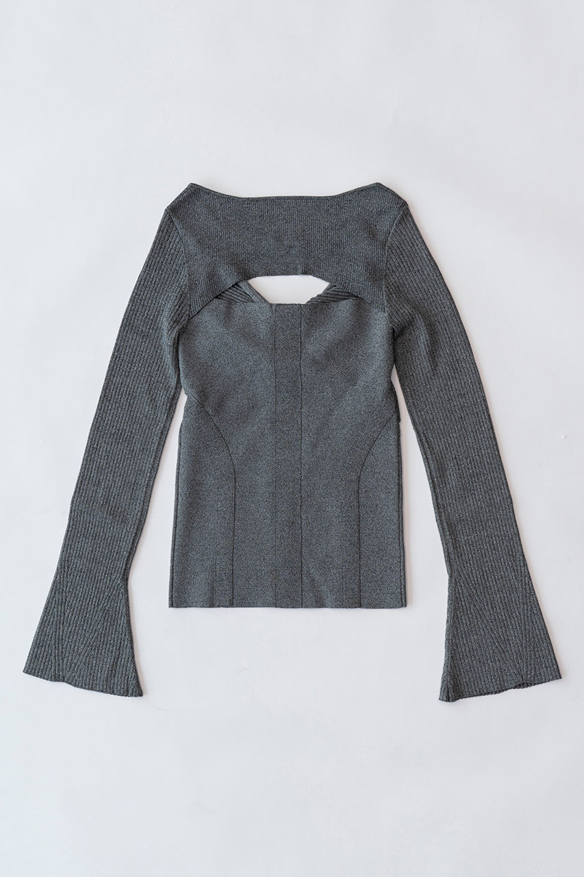 Twisted Cut Knit Top