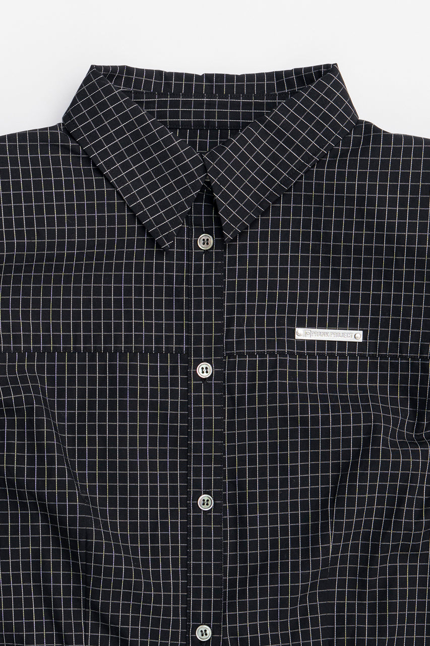No Sleeve Check Short Shirt - SALE