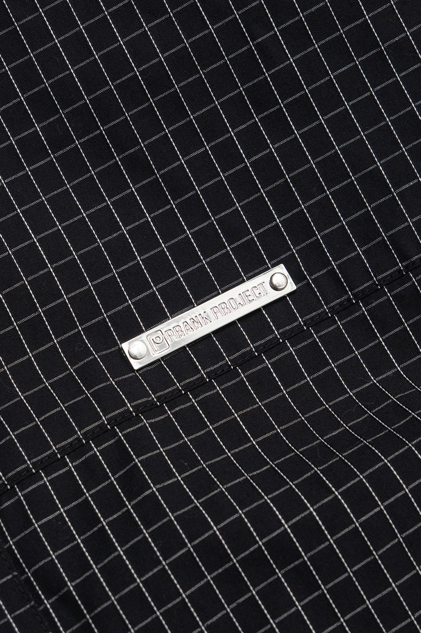 No Sleeve Check Short Shirt - SALE