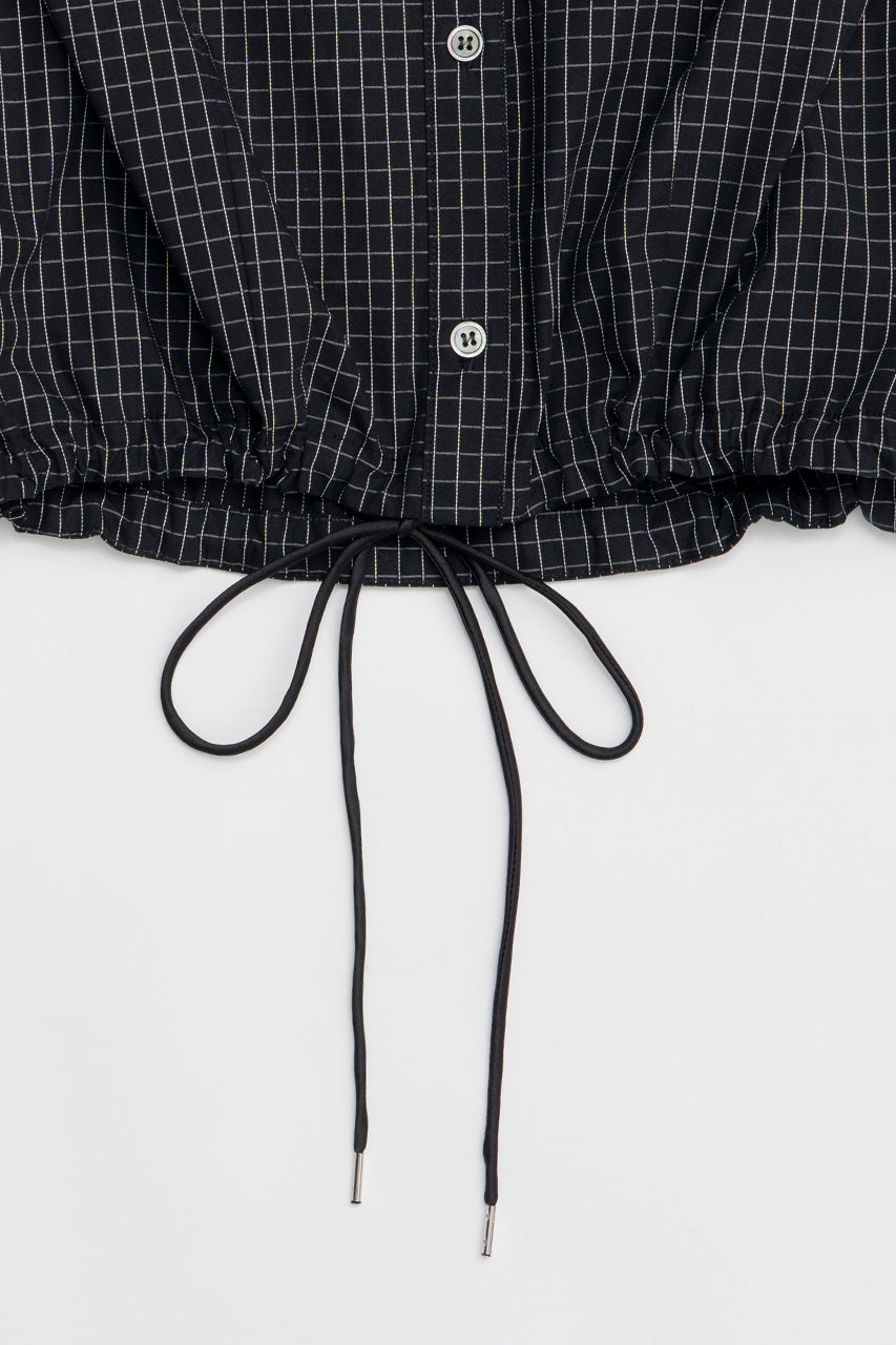 No Sleeve Check Short Shirt - SALE