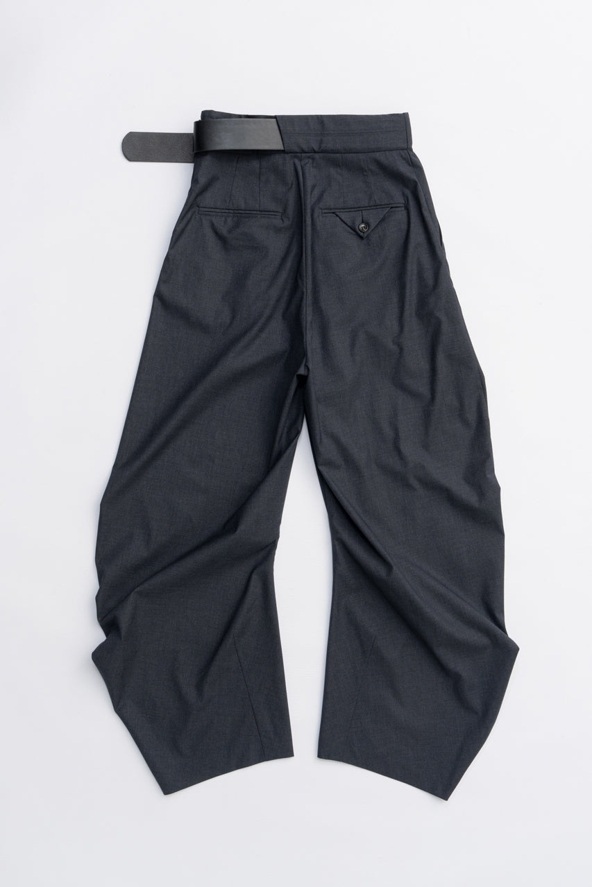 Asymmetrical Belt Pants - PRE ORDER