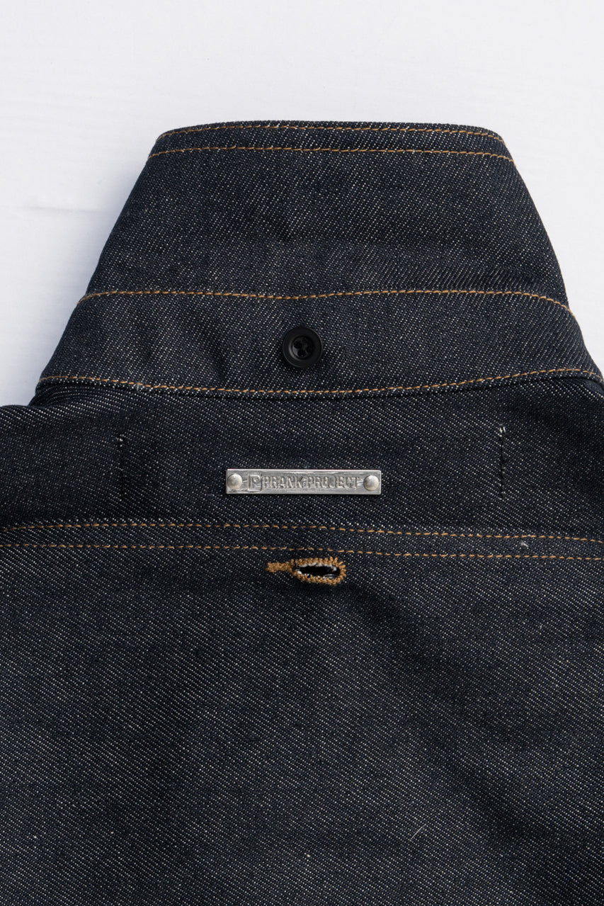Scarf-Shaped Denim Jacket