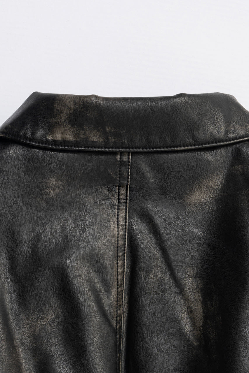 Flight Leather Bomber Jacket - 2025 AUTUMN