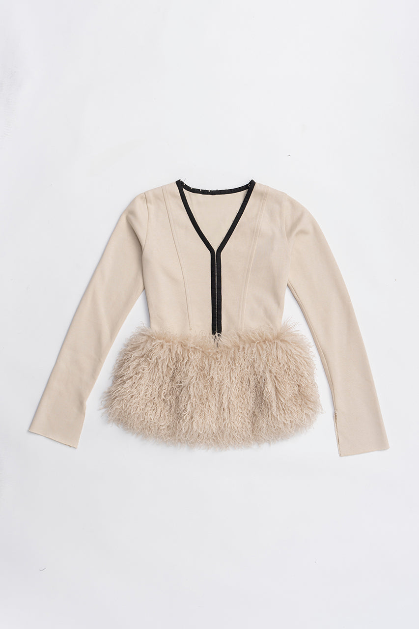 Far Hem Hook Eye Top