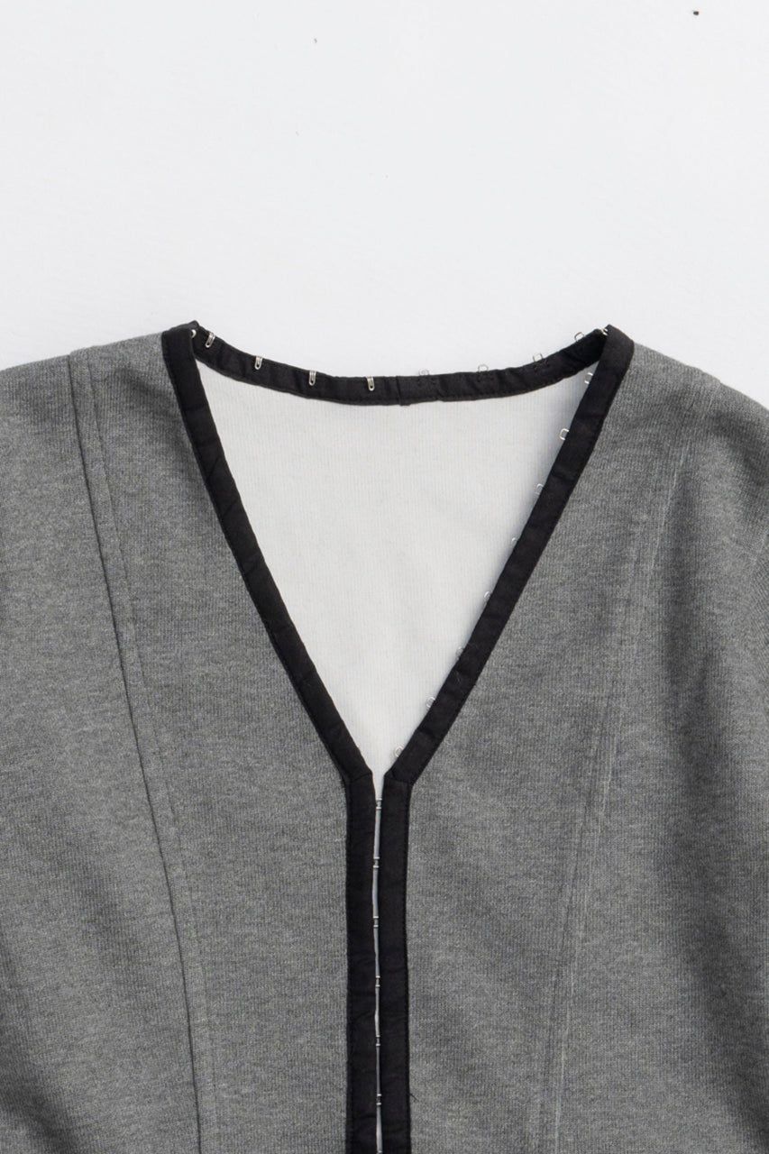 Far Hem Hook Eye Top