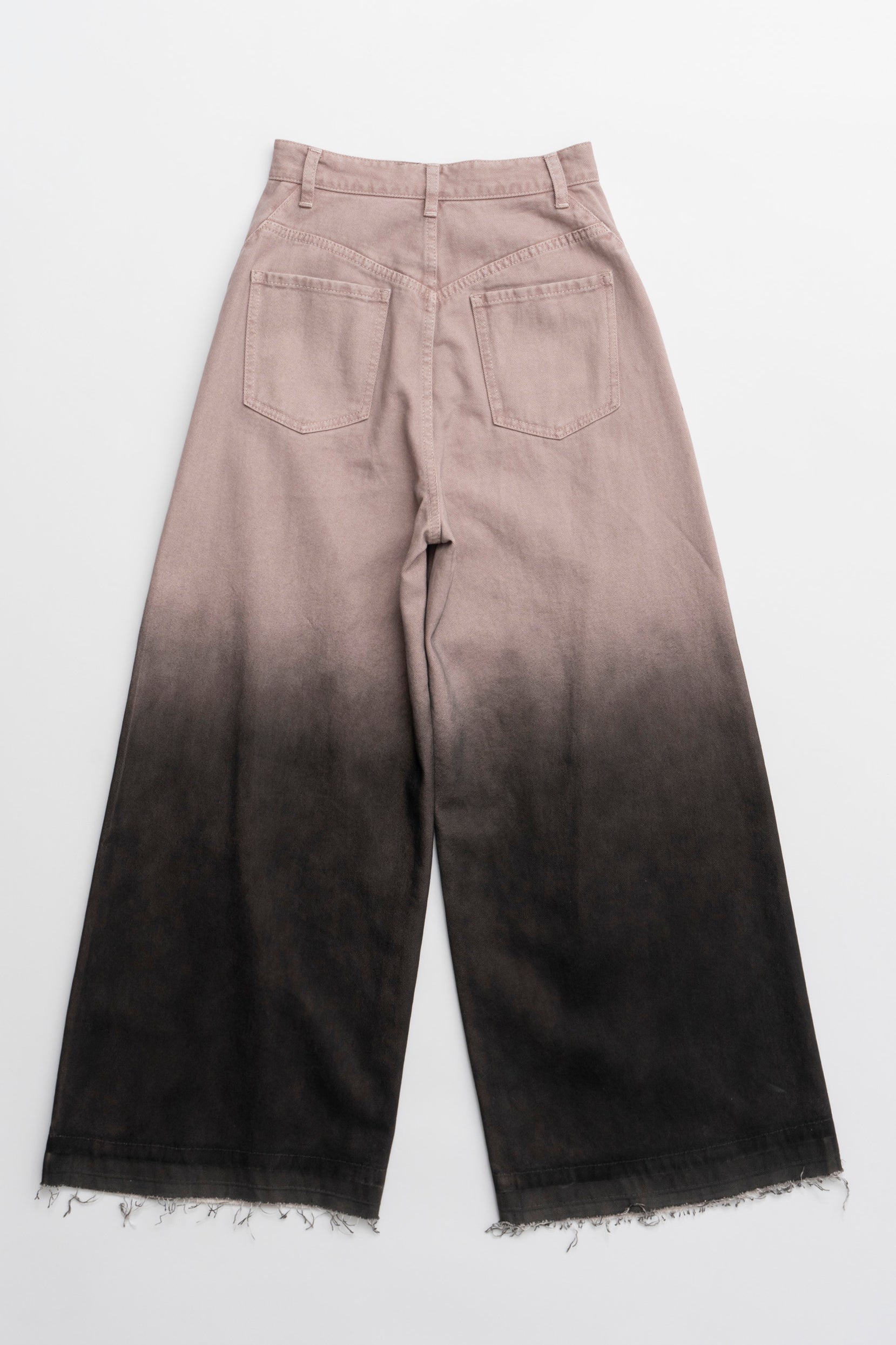 Gradient Wide Denim Pants - SALE