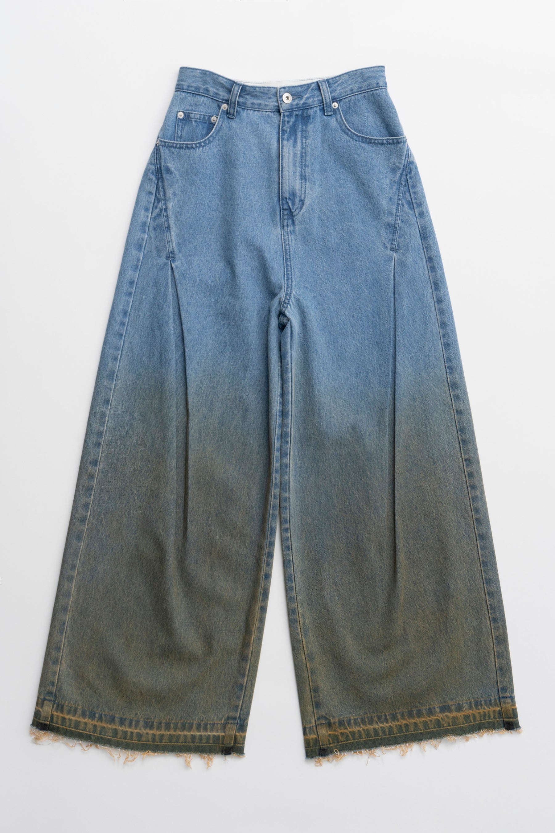 Gradient Wide Denim Pants - SALE