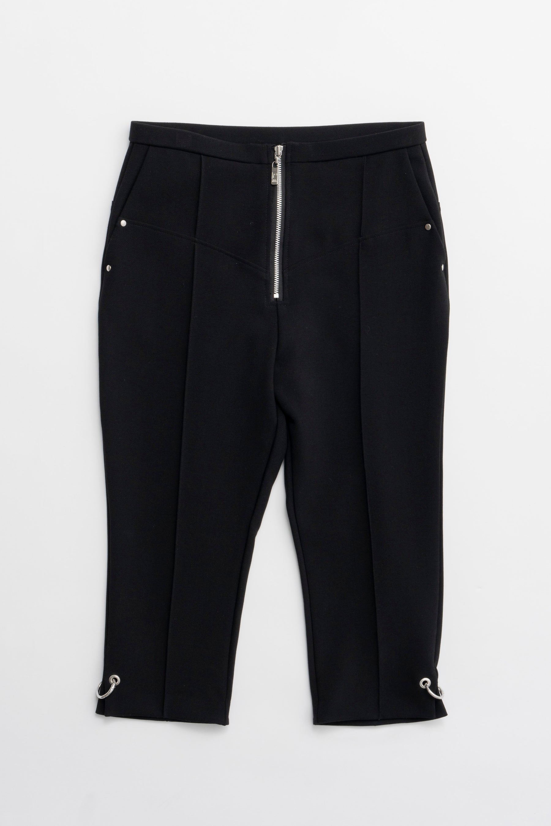 Front Zip Capri Pants - SALE
