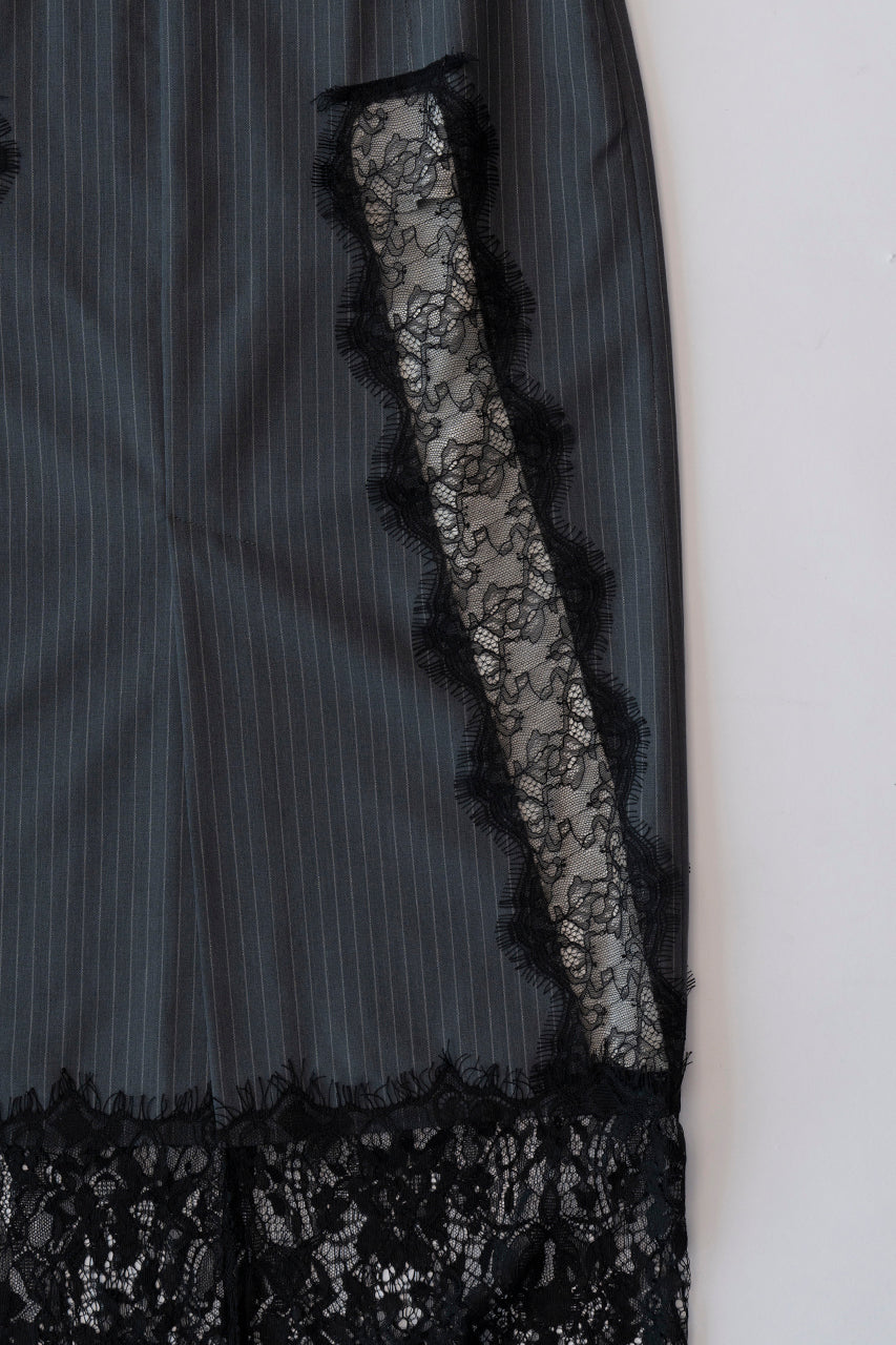 Striped Lace Skirt