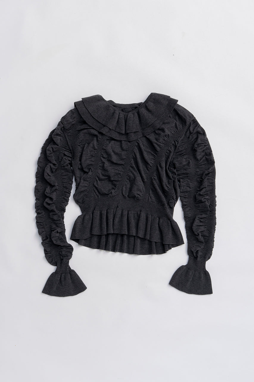 Sharling Ruffled Knit - 2025 WINTER