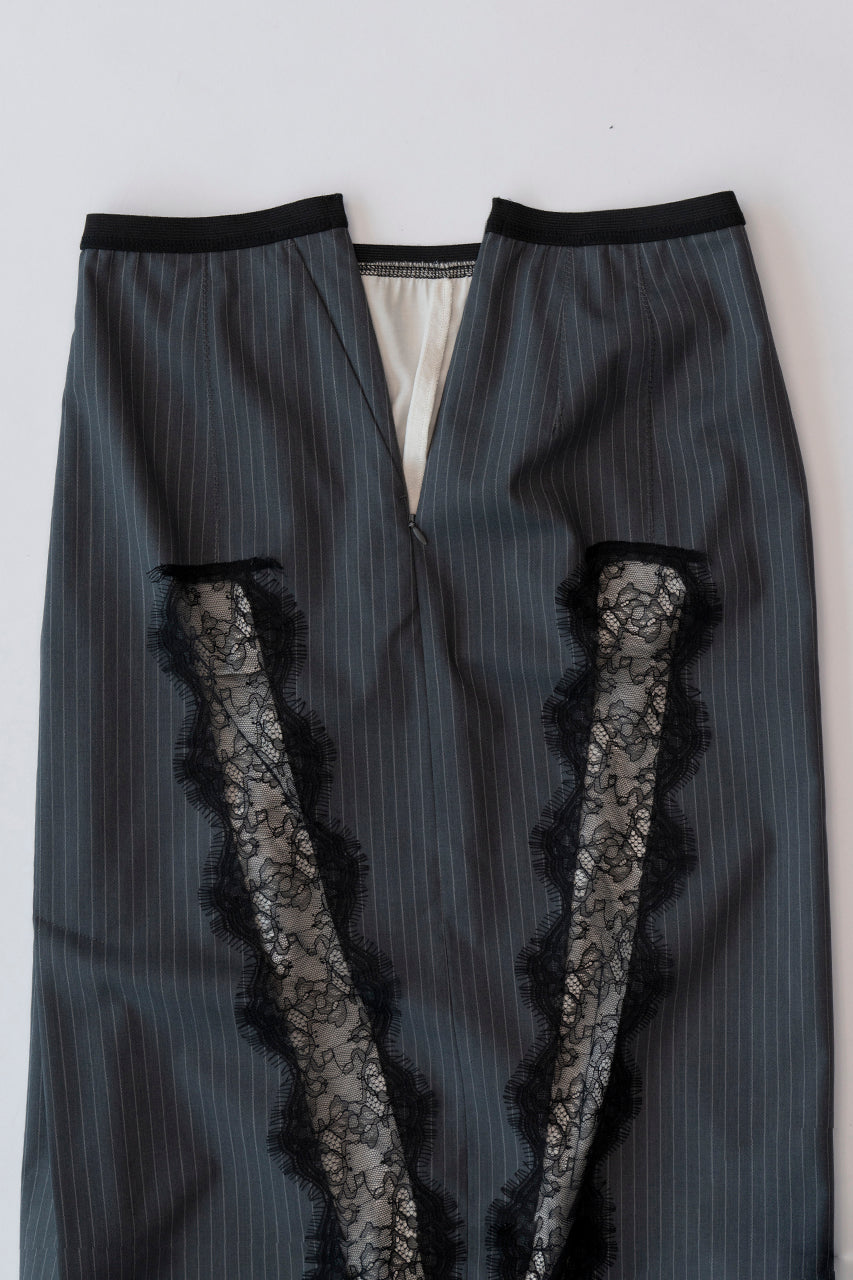 Striped Lace Skirt