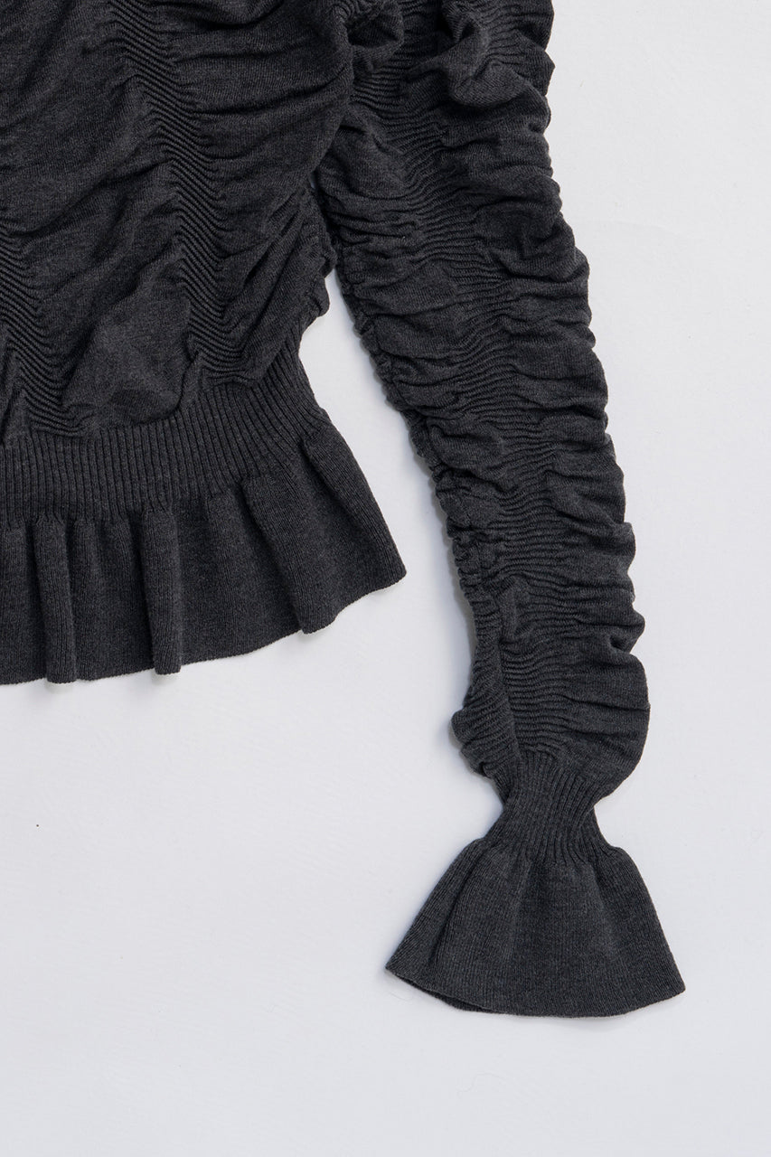 Sharling Ruffled Knit - 2025 WINTER