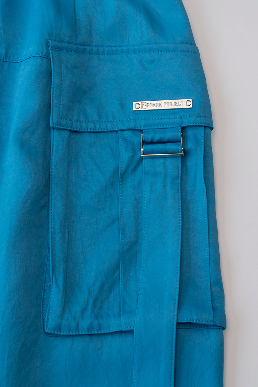 Satin Cargo Skirt - SALE