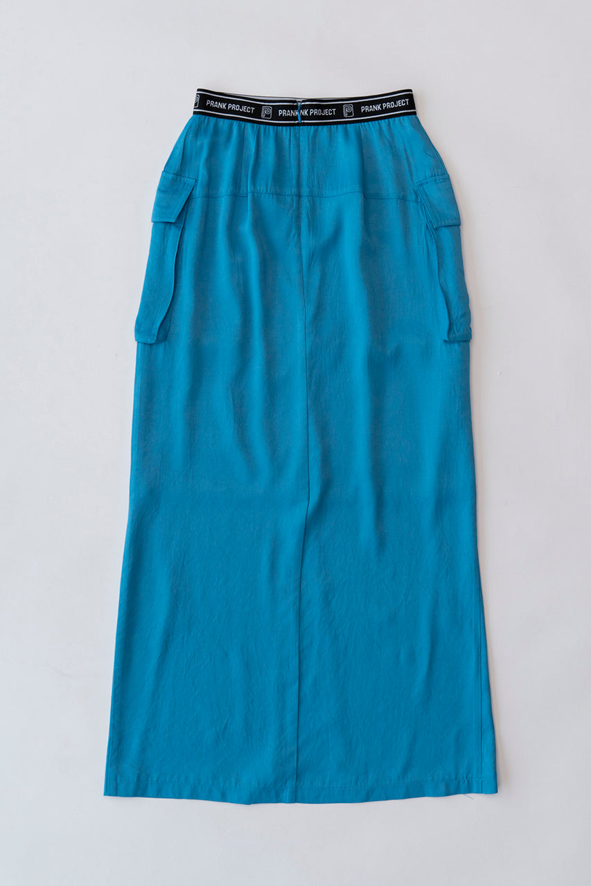 Satin Cargo Skirt - SALE