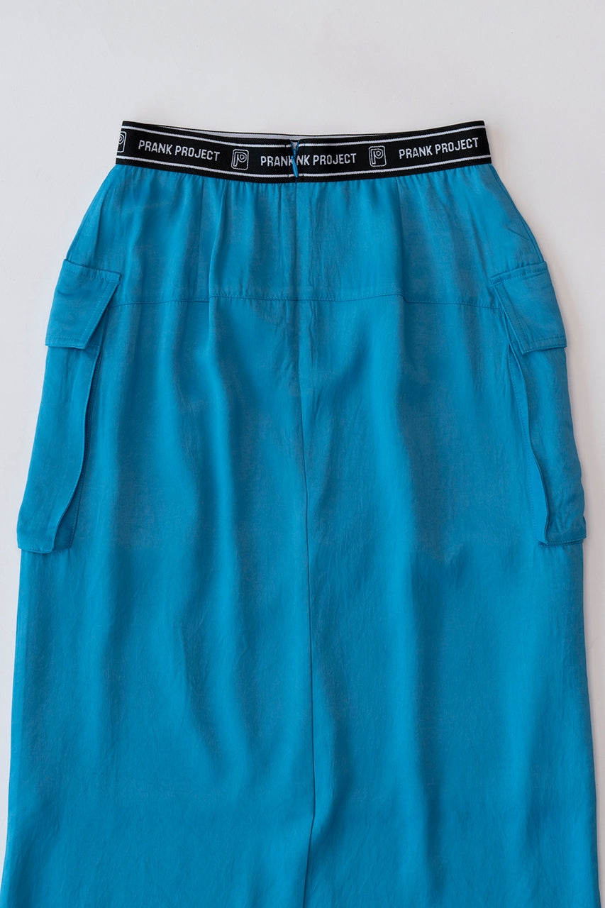 Satin Cargo Skirt - SALE