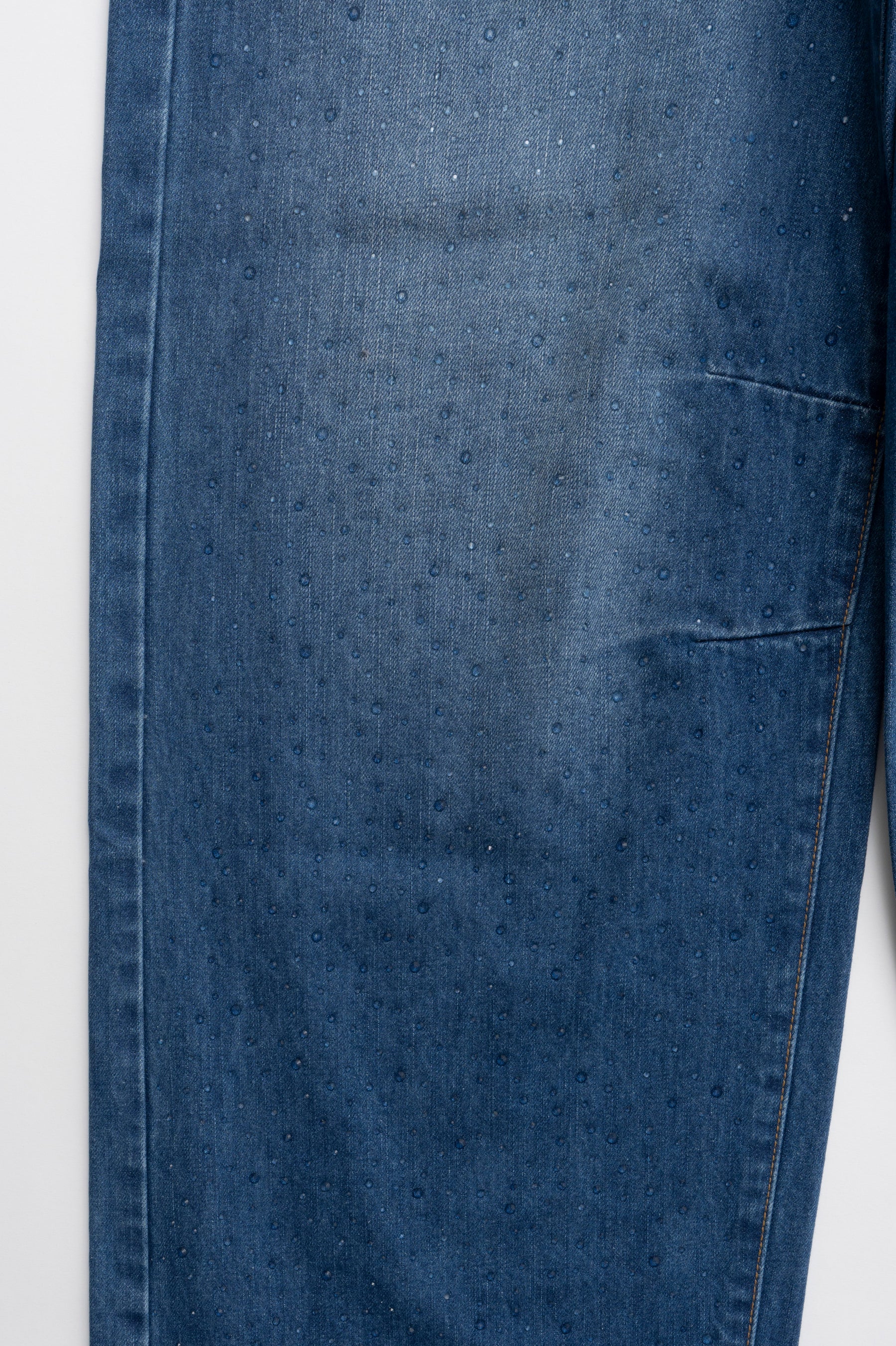 Drop Jewel Denim Pants - SALE