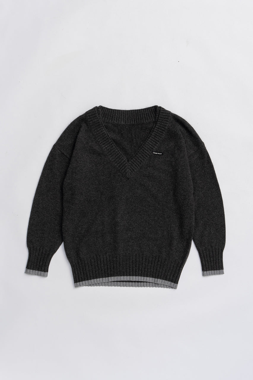 Angora Wool V-Neck Knit - 2025 WINTER