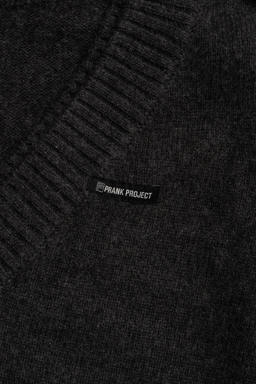 Angora Wool V-Neck Knit - 2025 WINTER