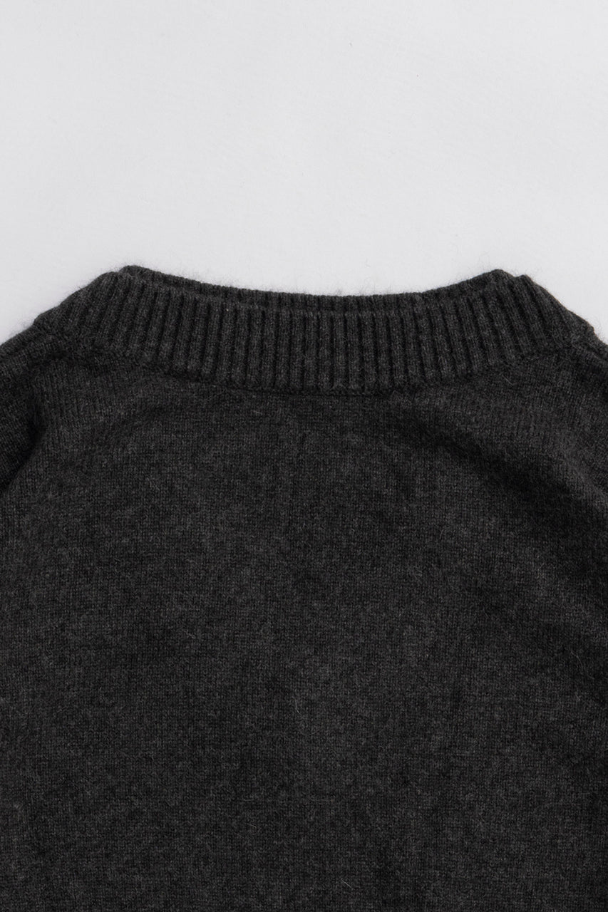 Angora Wool V-Neck Knit - 2025 WINTER