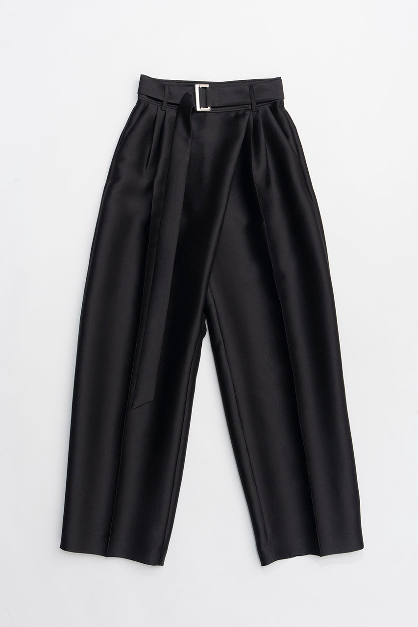 Asymmetrical Wide Tapered Pants