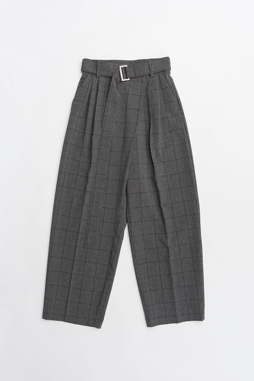 Asymmetrical Wide Tapered Pants