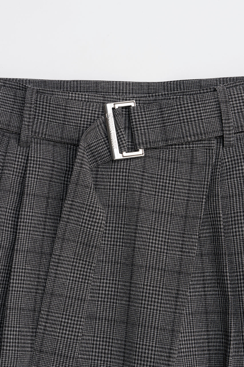 Asymmetrical Wide Tapered Pants