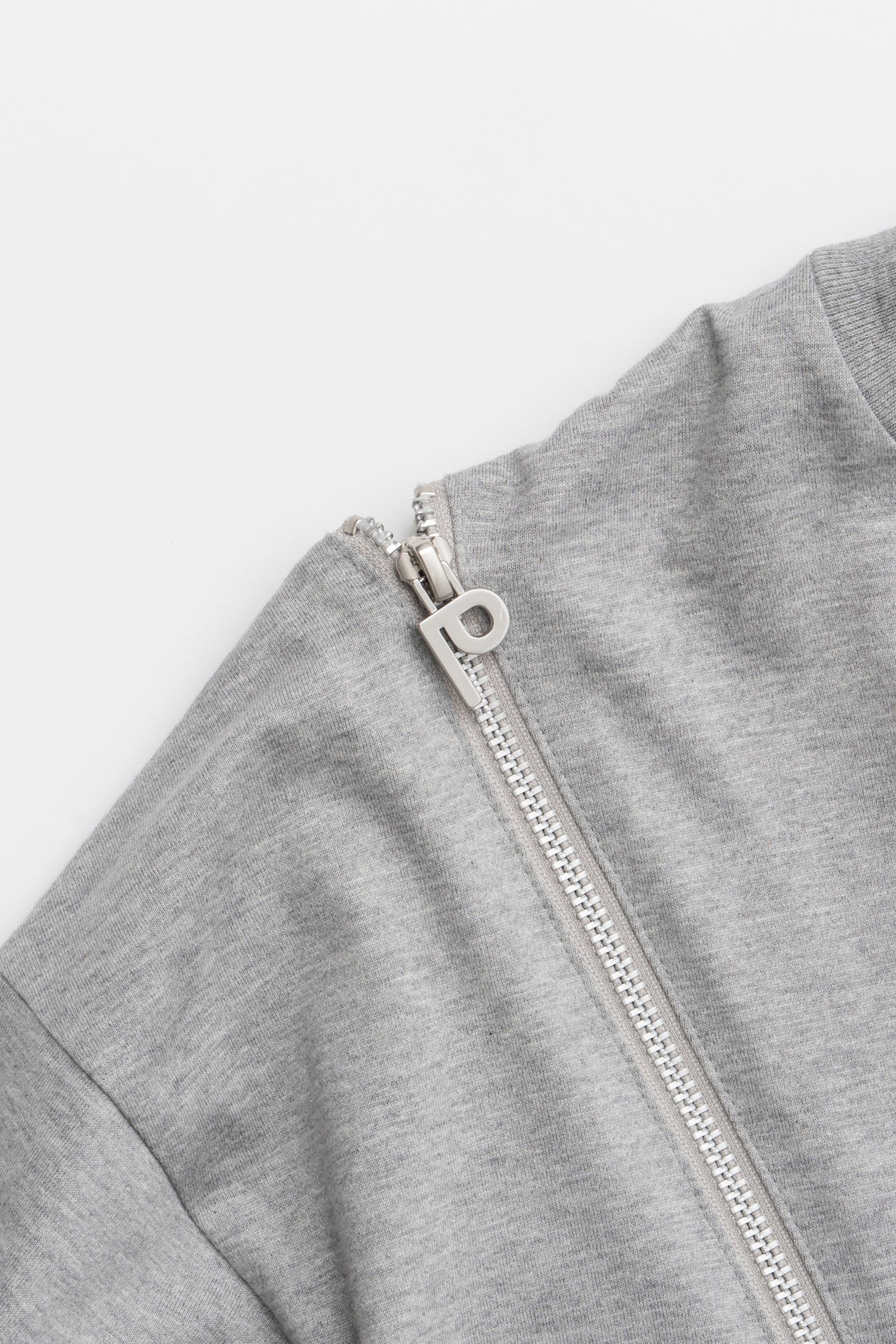 Asymmetric Draped Zip Top