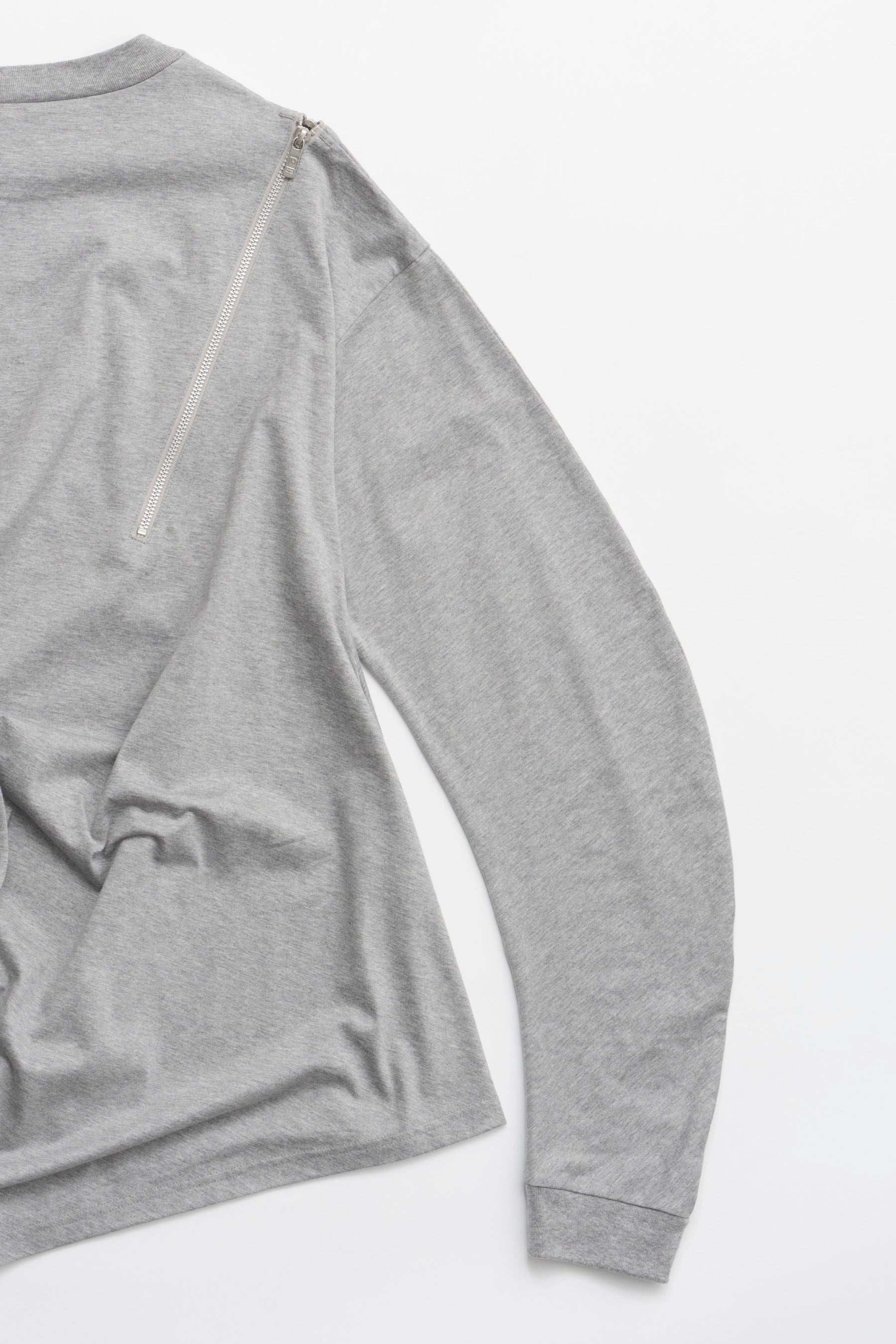 Asymmetric Draped Zip Top