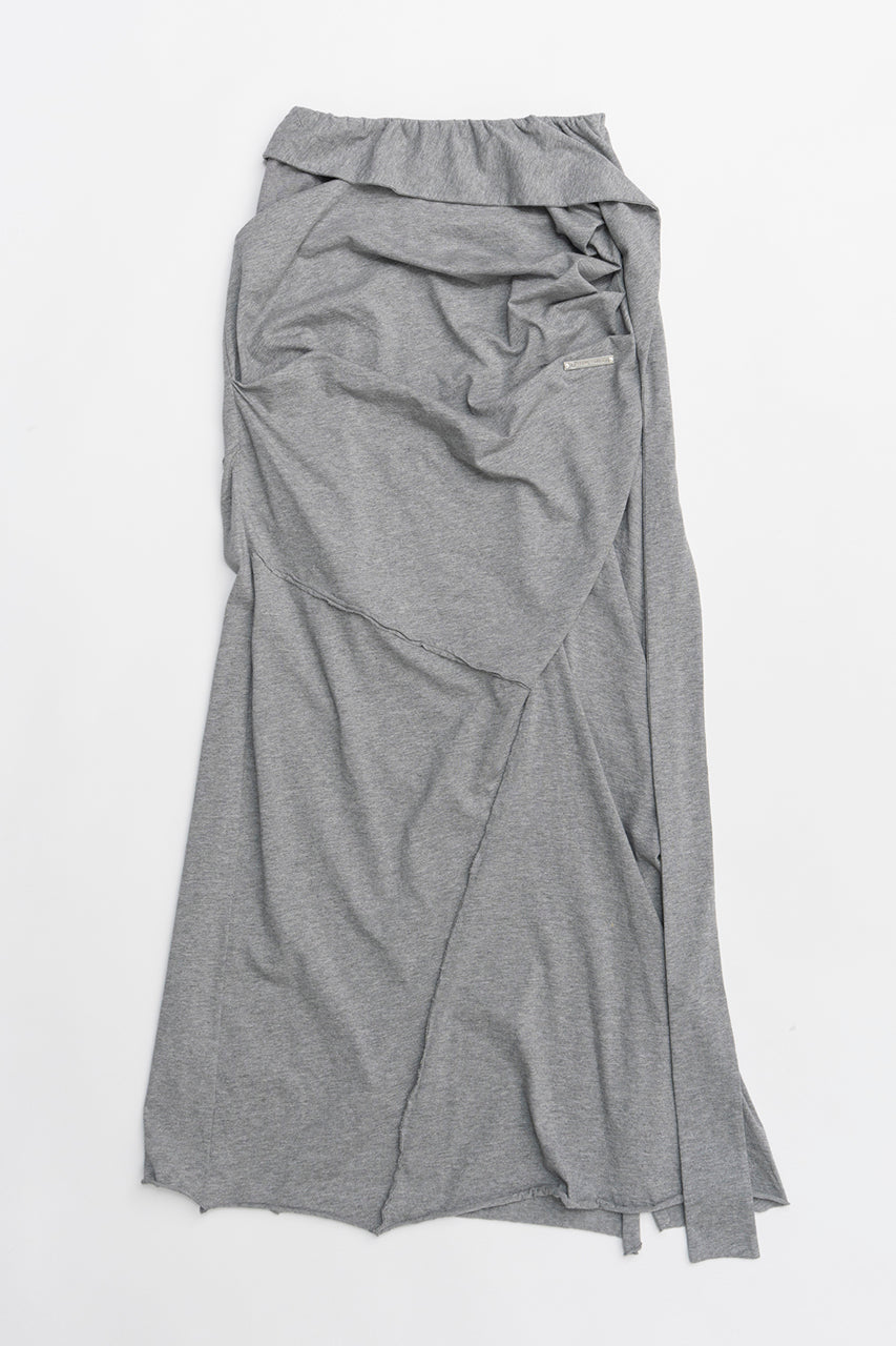 Layered Asymmetrical Drape Skirt - SALE