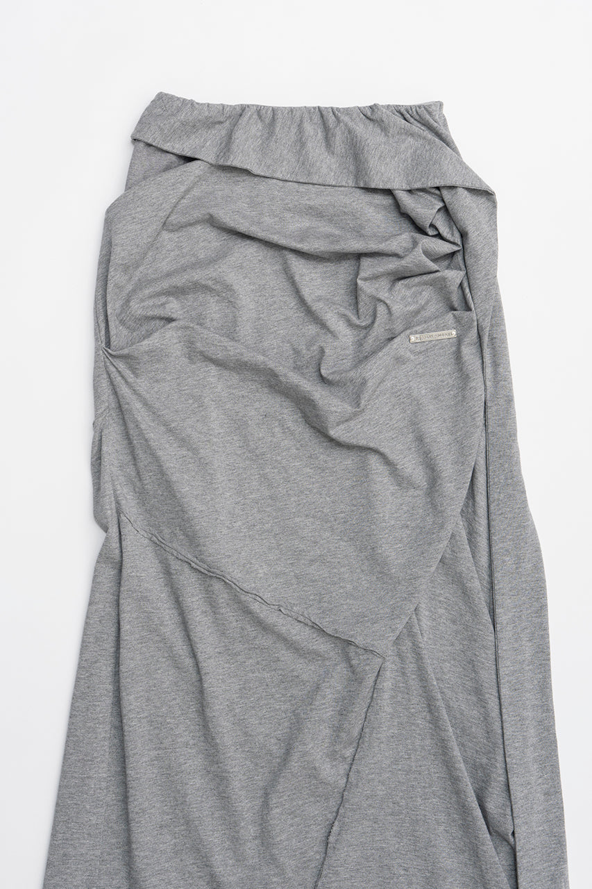 Layered Asymmetrical Drape Skirt - SALE