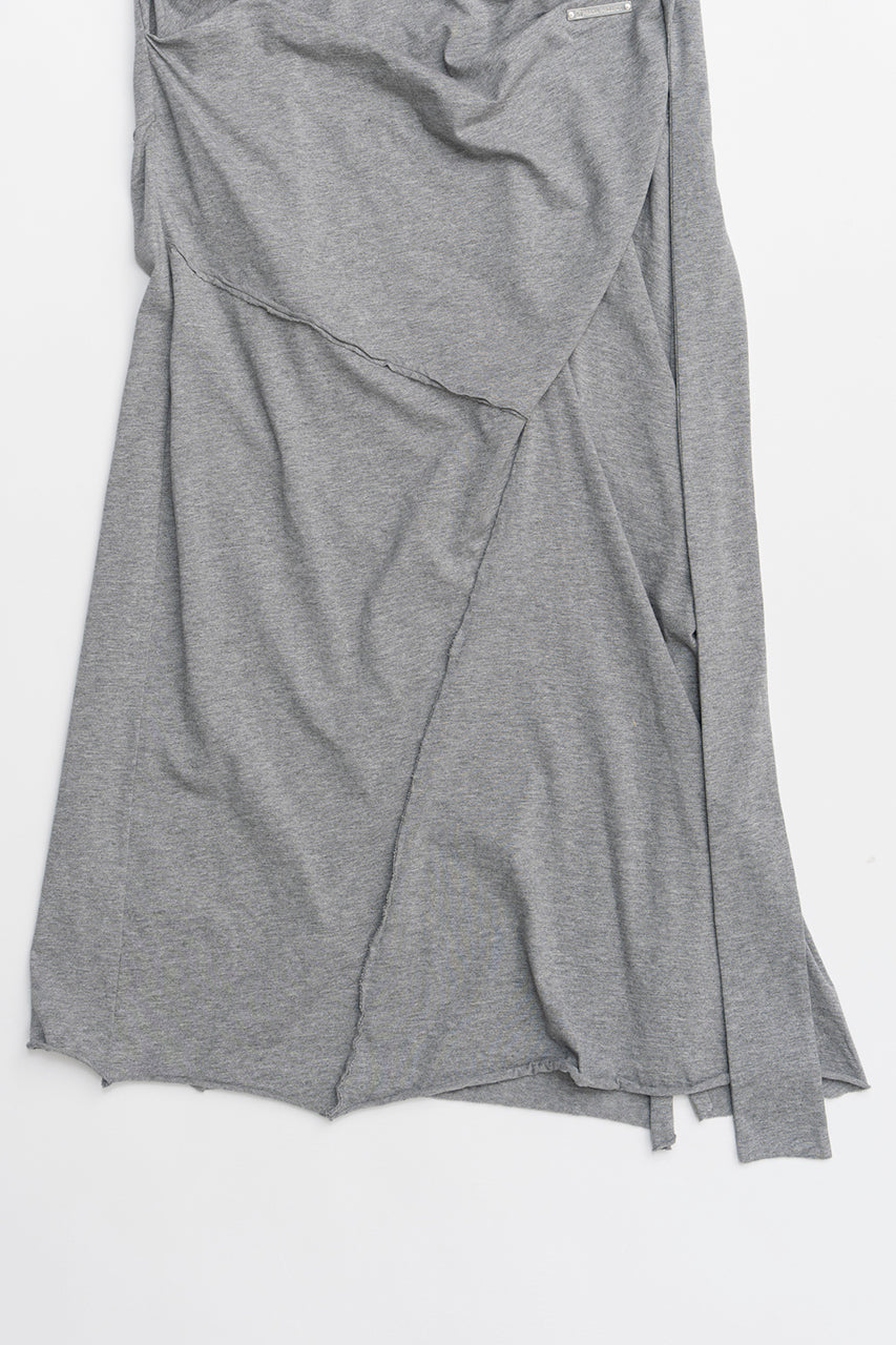 Layered Asymmetrical Drape Skirt - SALE