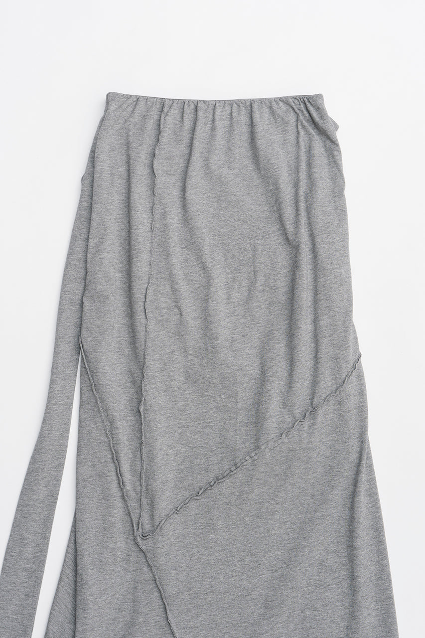 Layered Asymmetrical Drape Skirt - SALE