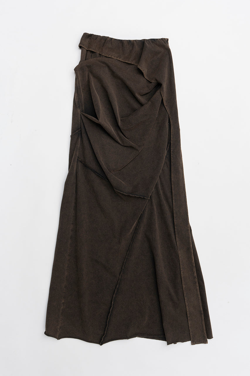 Layered Asymmetrical Drape Skirt - SALE