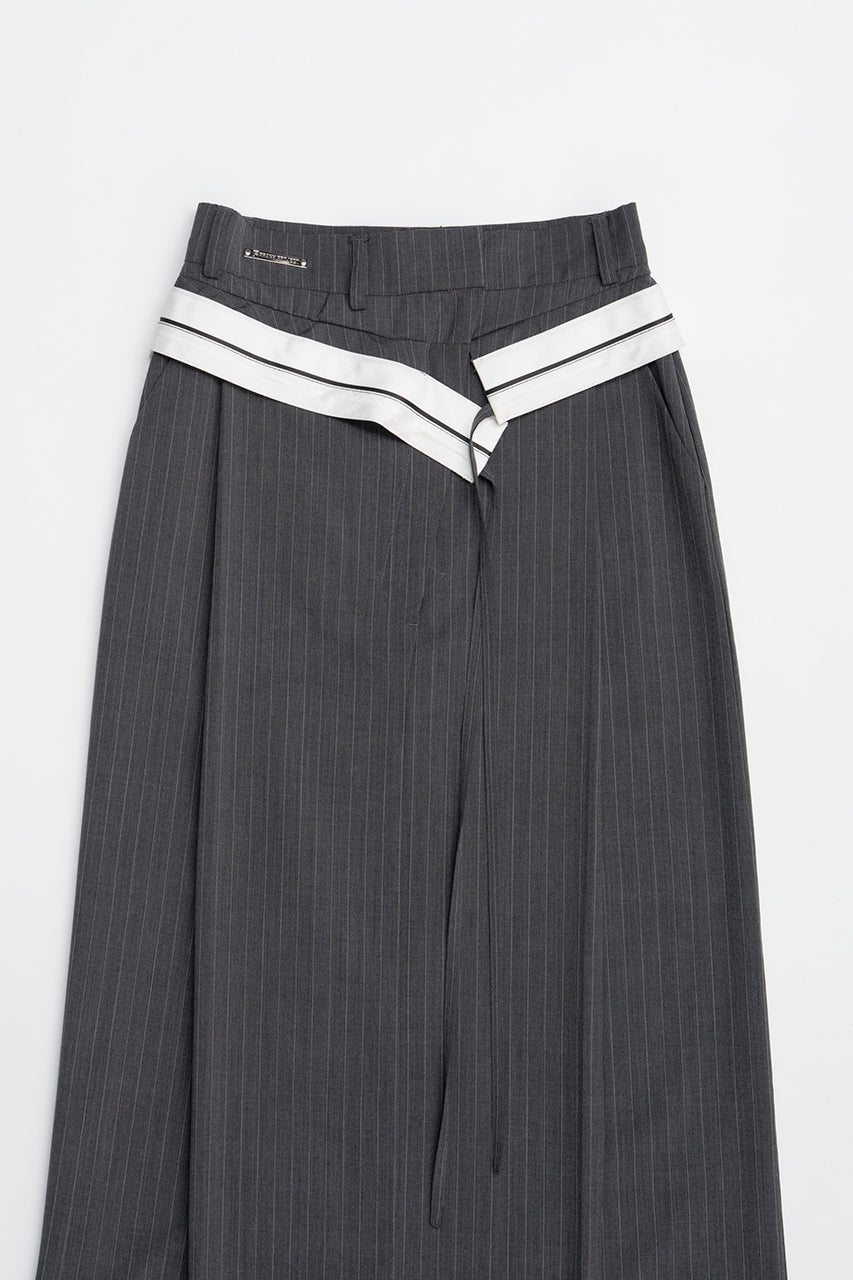 Deep Tuck Suiting Skirt - SALE