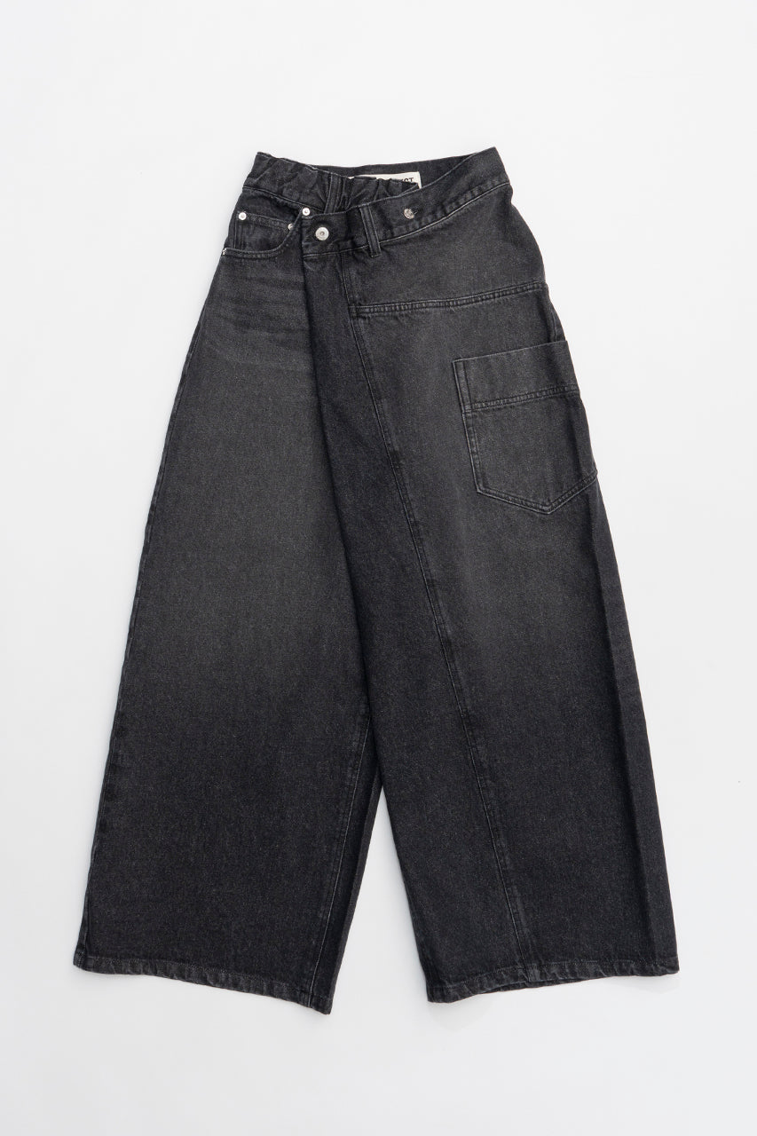 Deformed Baggy Denim Pants - SALE