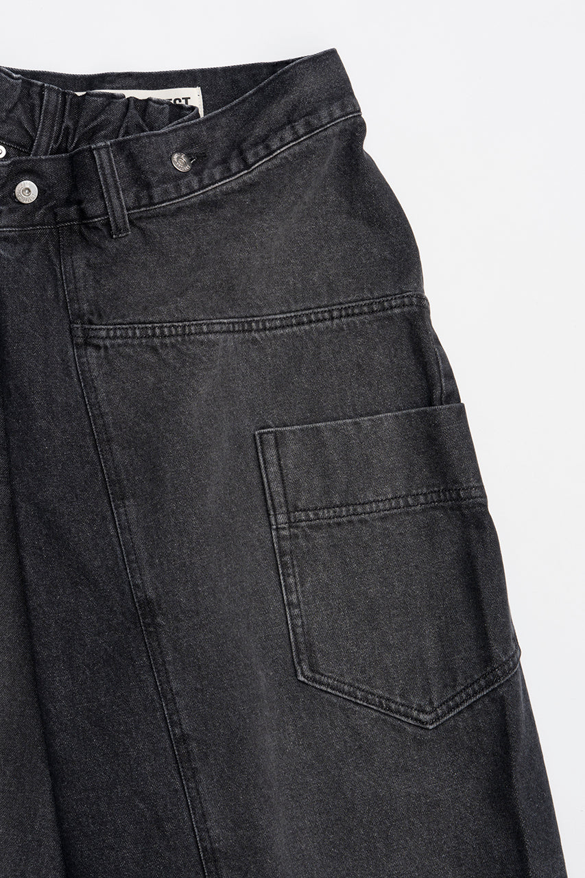 Deformed Baggy Denim Pants - SALE