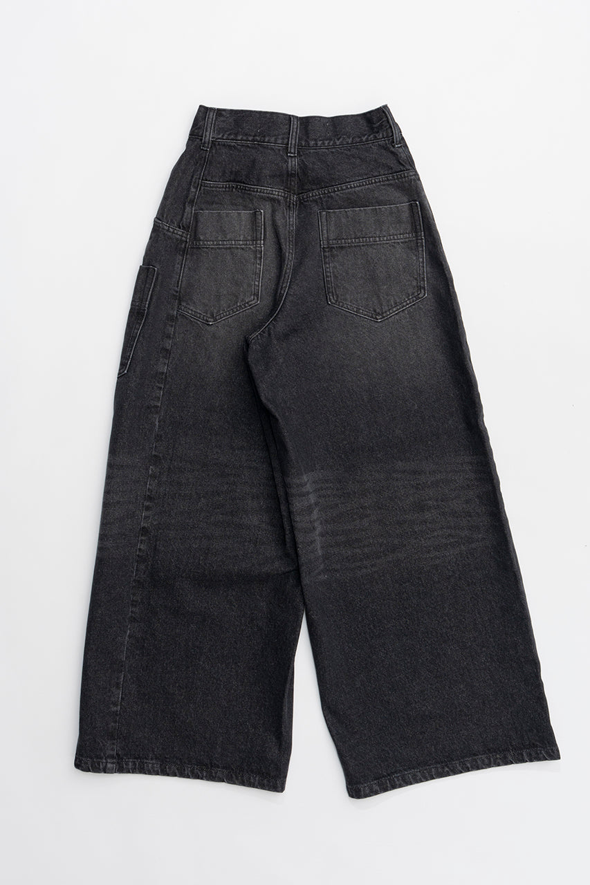 Deformed Baggy Denim Pants - SALE